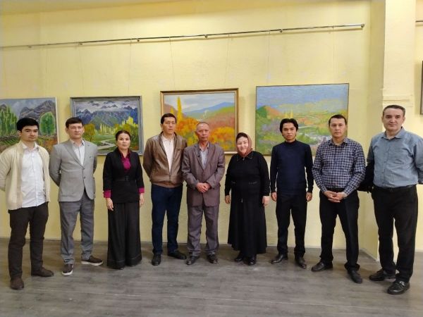 “Nuqtalar tutashganda” ko‘rgazmasi: Jizzax zamonaviy rassomlarining ijodiy muloqoti