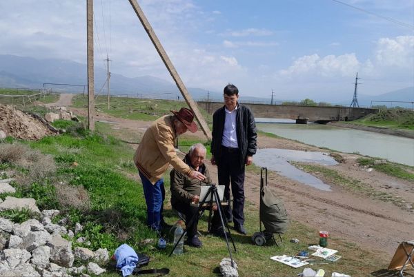 "Ustoz va shogird" anʼanasi asosida bahorgi plener tashkil qilindi. 