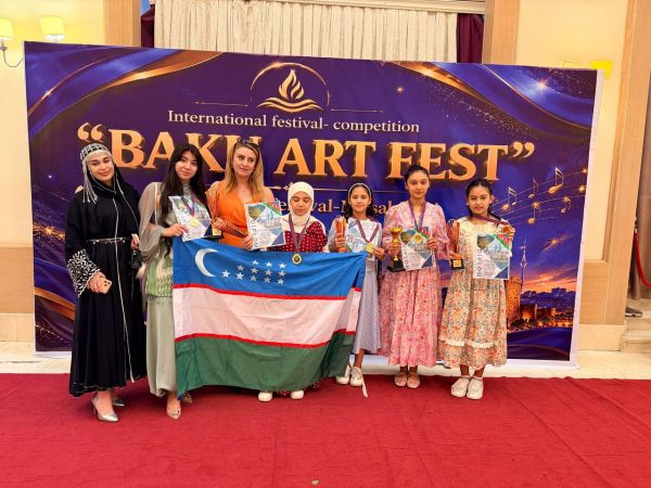 O‘zbekistonlik yosh rassomlar Boku shahridagi xalqaro tanlovda yuksak natijalarga erishdilar