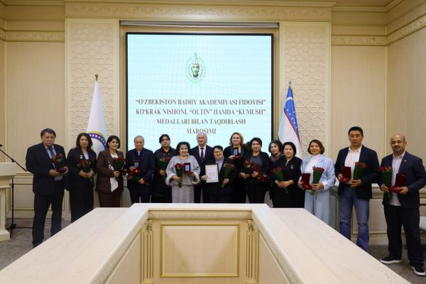 O‘zbekiston Badiiy akademiyasida mukofotlarni tantanali topshirish marosimi bo‘lib o‘tdi