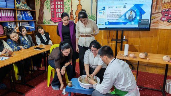 Sirdaryoda loy ishi bo‘yicha mahorat darsi tashkil etildi