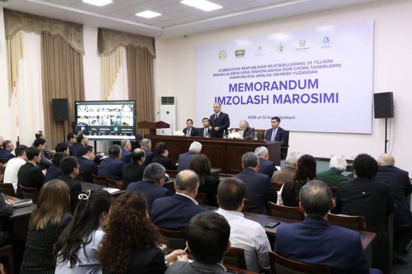 O‘zbekiston Respublikasi mustaqilligining 35 yilligini nishonlash bo‘yicha memorandum imzolandi