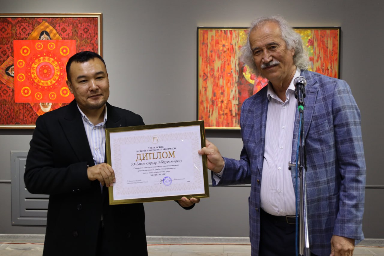 Sarvar Yo‘ldashevning “Tuyg‘ular navosi” nomli shaxsiy ko‘rgazmasi ochildi