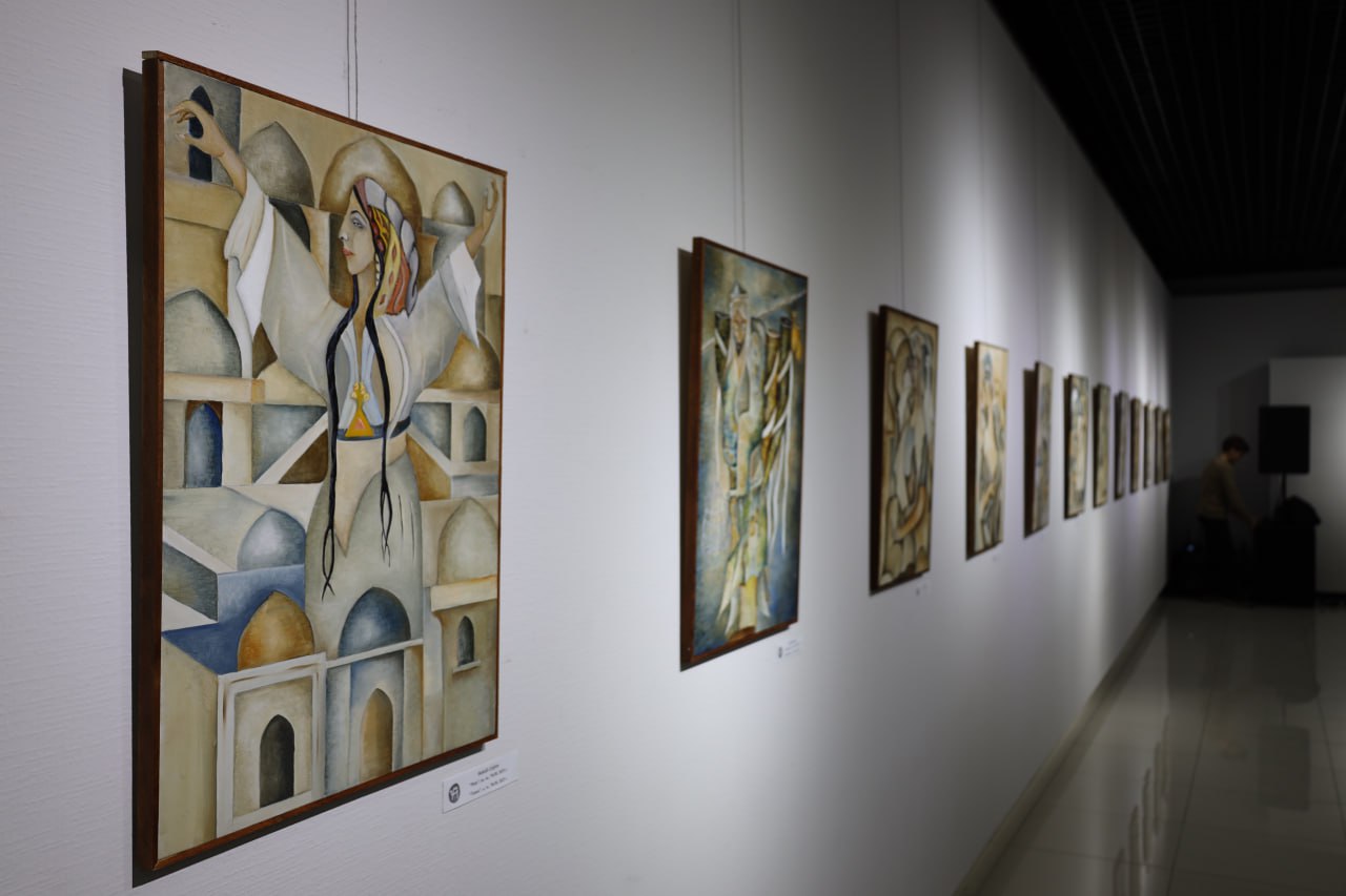 O`zbekiston Respublikasi Konstitutsiyasining 33 yilligiga bag`ishlangan Rassom Bahodir Zokirovning  shaxsiy ko'rgazmasi