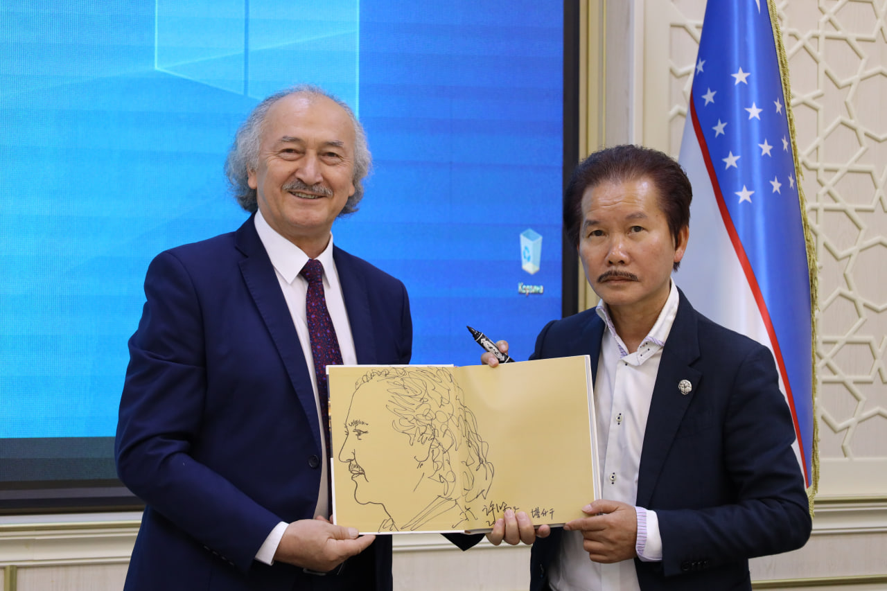 O‘zbekiston Badiiy akademiyasiga Xitoy delegatsiyasi tashrif buyurdi
