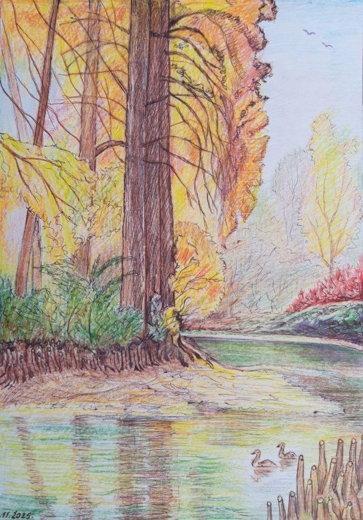 Botanika bog‘ida “Kuz tarovati” mavzusida — “Ustoz va shogird” an’anasi asosida plener