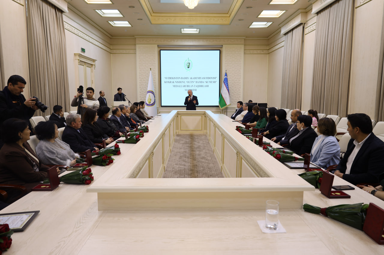 O‘zbekiston Badiiy akademiyasida mukofotlarni tantanali topshirish marosimi bo‘lib o‘tdi