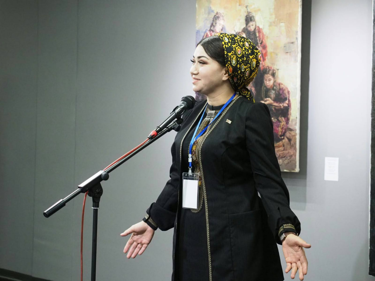 Turkmaniston rassomlari asarlari XI Toshkent xalqaro zamonaviy san’at biennalesi doirasida namoyish etilmoqda