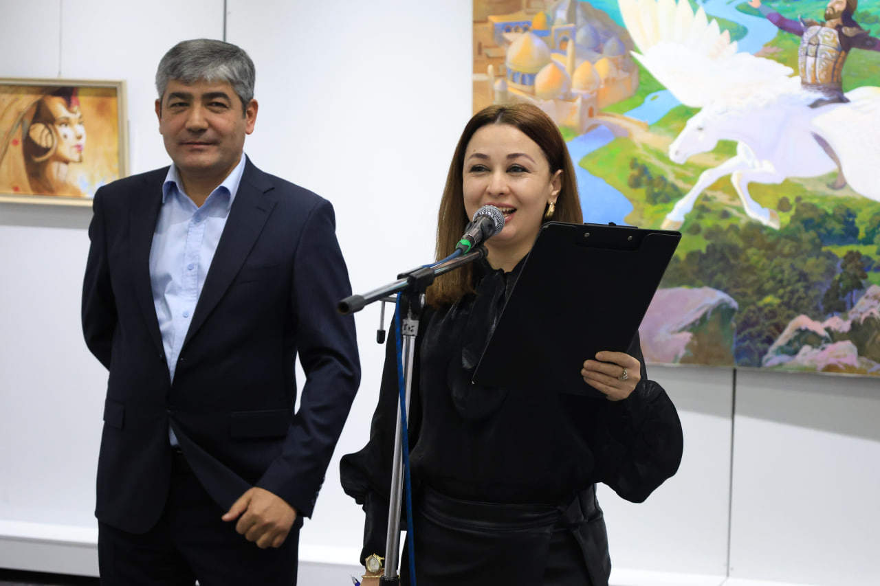 Akademiya galereyasida Izzatjon Yuldashevning “Kelajak 2025” nomli shaxsiy ko‘rgazmasi ochildi