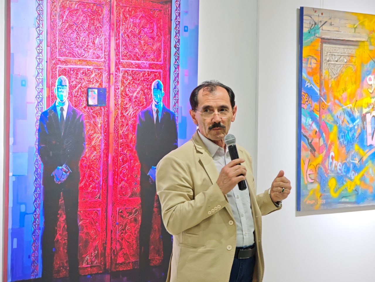 Umar Rajabovning “Yopiq eshik” nomli shaxsiy ko‘rgazmasi ochildi