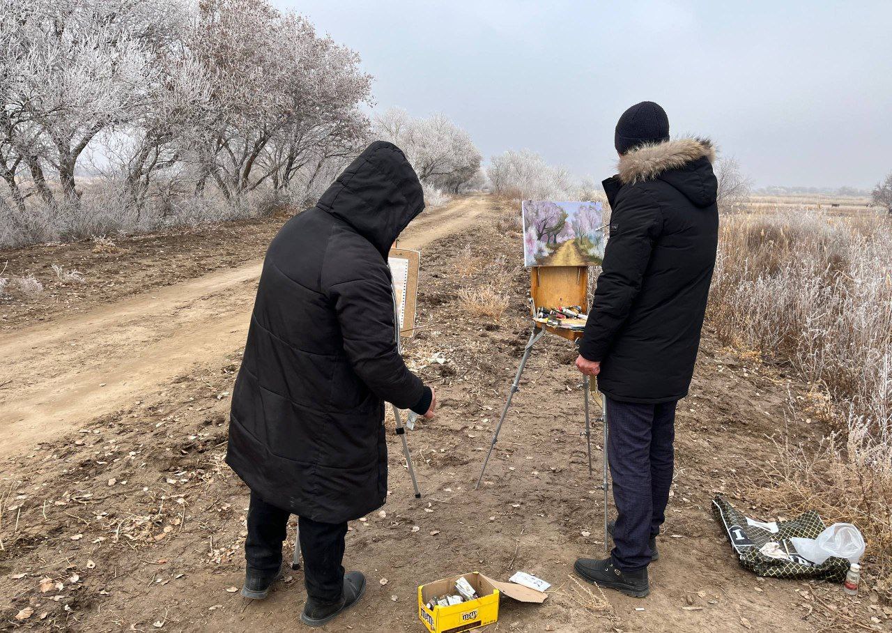 Qoraqalpog‘istonda  tabiat qo‘ynida plener tashkil etildi