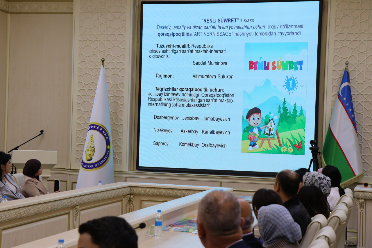 Badiiy ta’limda yangi bosqich: o‘quv qo‘llanmalar taqdim etildi