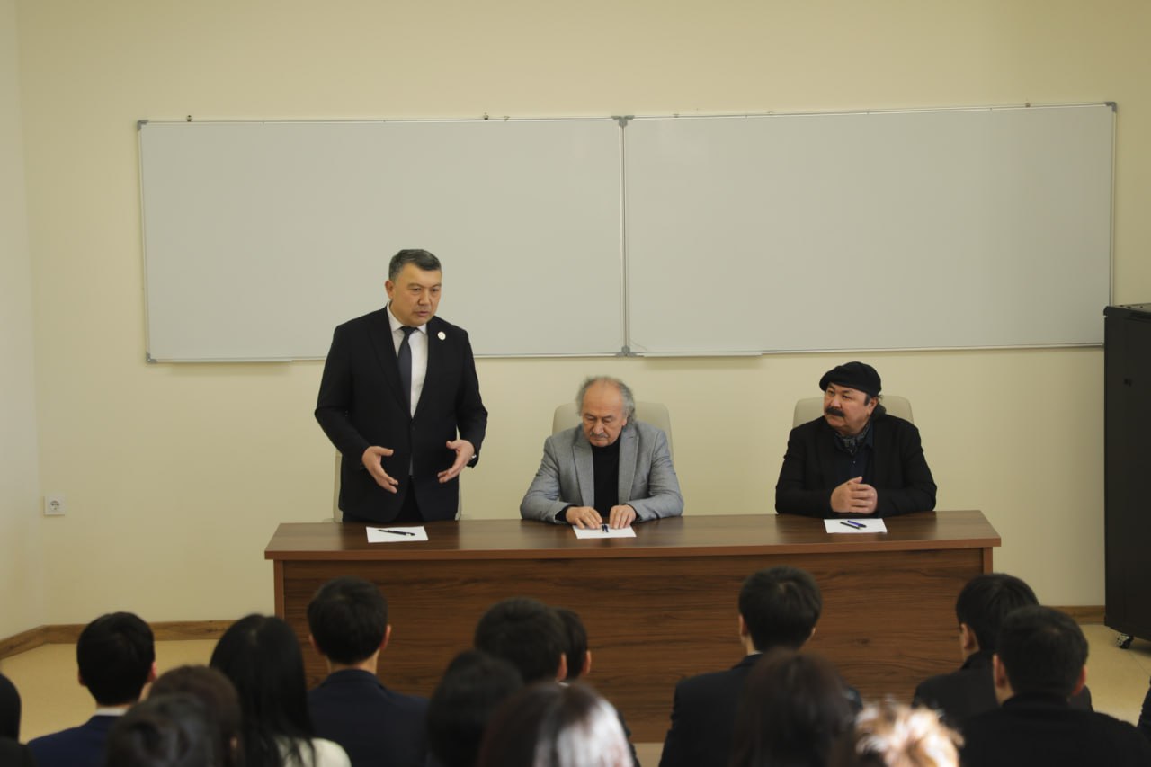 Akmal Nur bilan Toshkent davlat agrar universitetida ijodiy uchrashuv