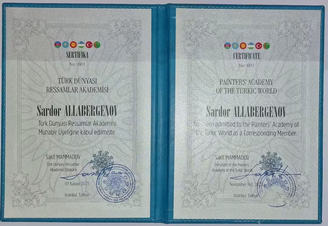 Turk dunyo rassomlari ko‘rgazmasida O‘zbekiston ijodkorlarining muvaffaqiyatli ishtiroki