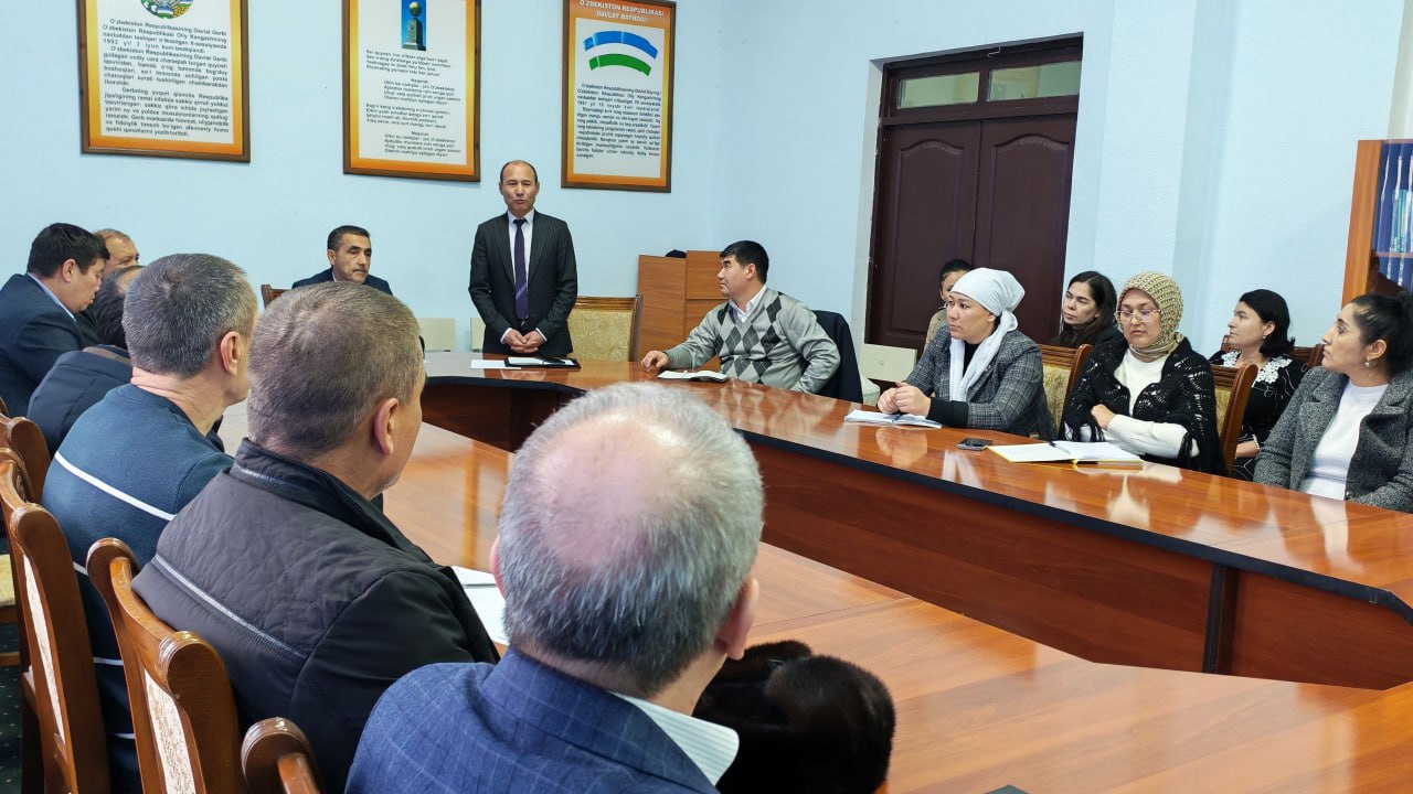 Sirdaryoda korrupsiyaga qarshi kurash va manfaatlar to‘qnashuvi bo‘yicha seminar-trening o'tkazildi
