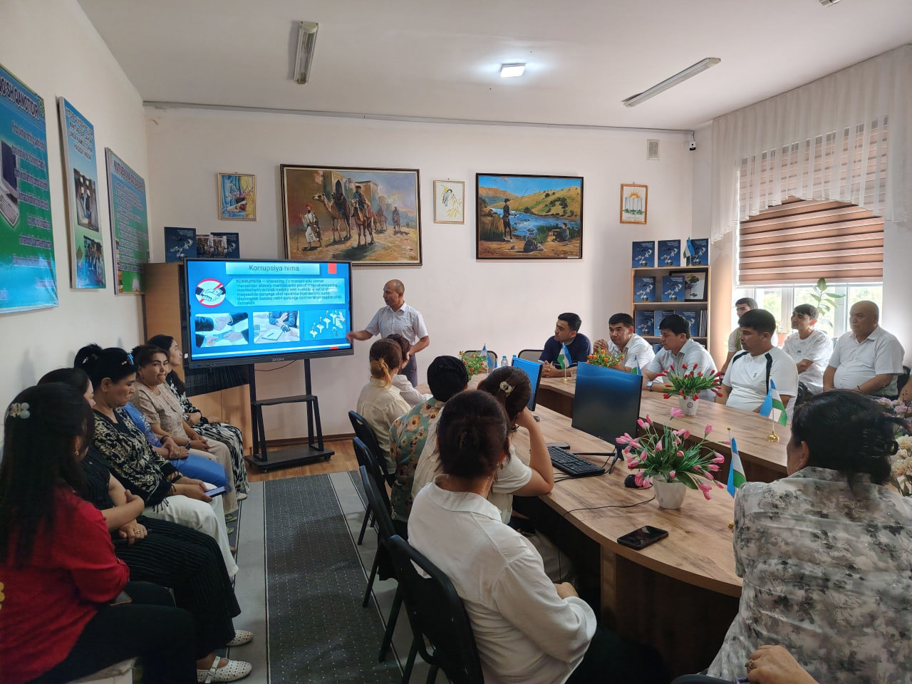 Surxondaryo ixtisoslashtirilgan san’at maktab-internati faoliyati o‘rganildi