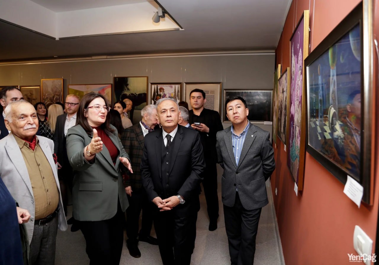 O‘zbekiston delegatsiyasining Ozarbayjondagi tashrifi doirasida talaba asarlari ko‘rgazmasi o‘tkazildi