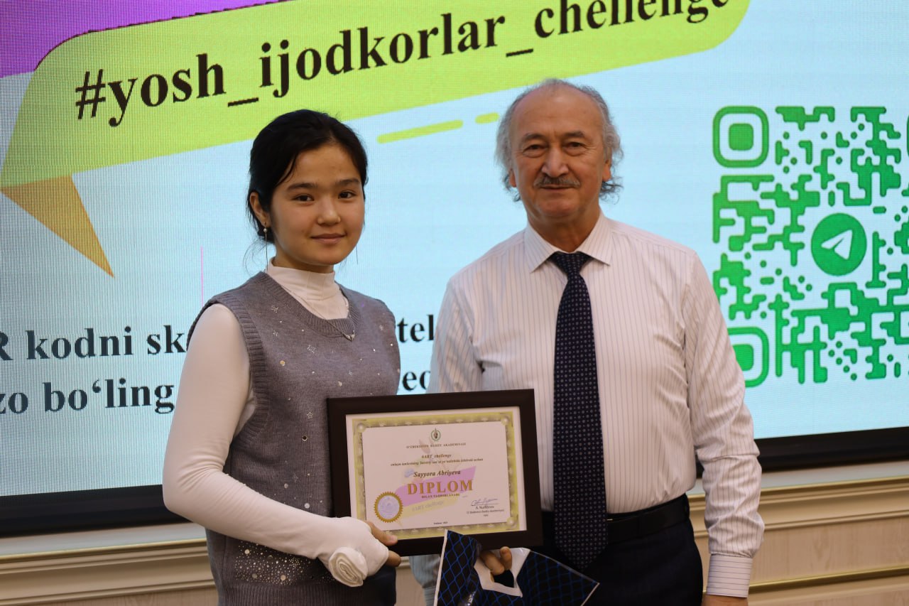 #art_chellenge 2025 g‘oliblari taqdirlandi