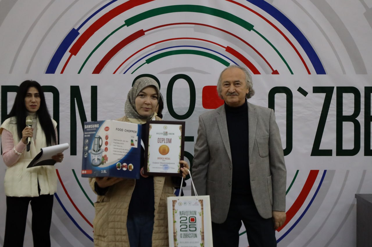 “Navqiron O‘zbekiston – 2025” Respublika yoshlar ko‘rgazma–tanlovining yopilishi hamda g‘oliblarni tantanali taqdirlash marosimi bo‘lib o‘tdi.