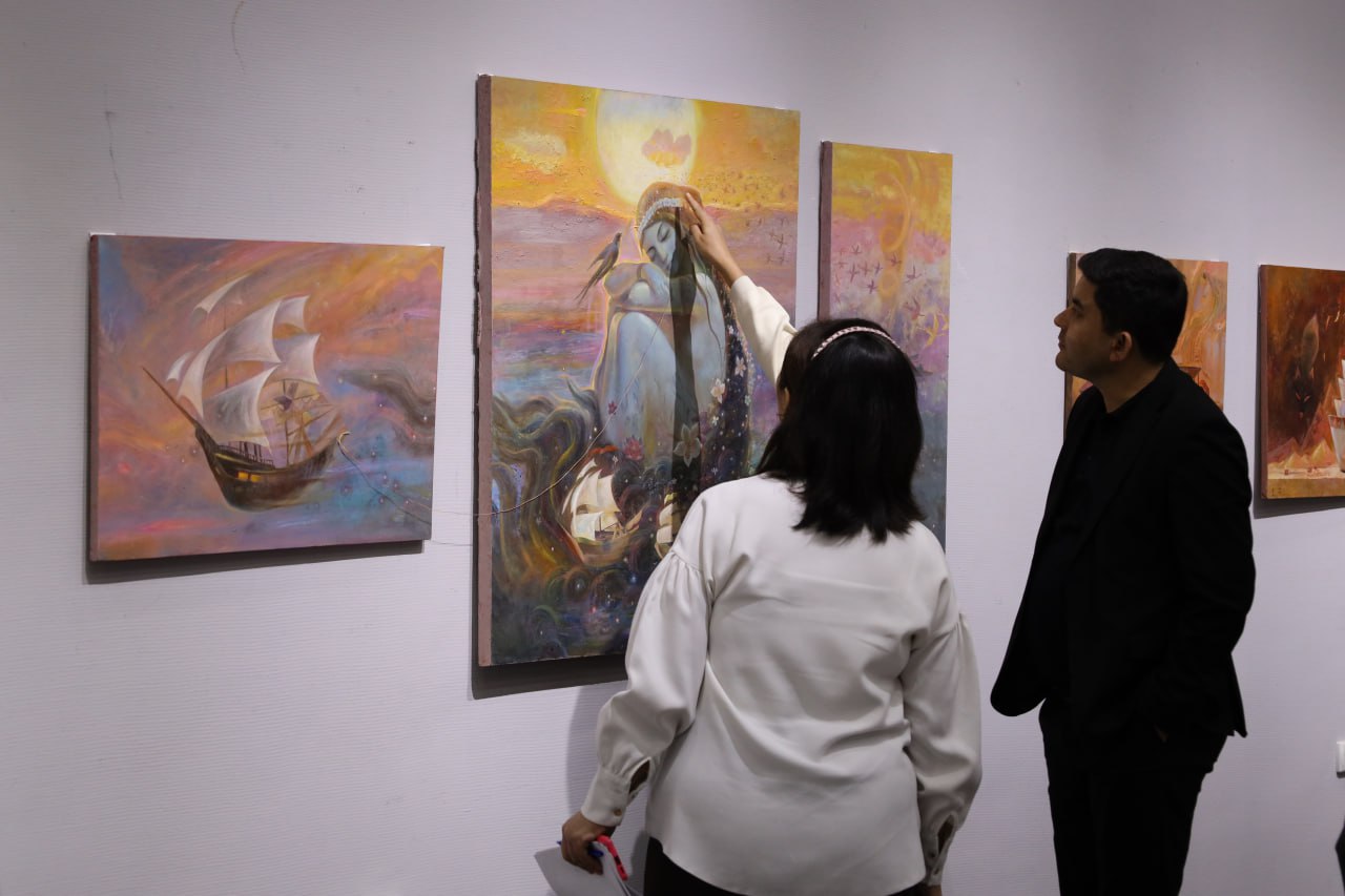 O‘zbekiston Badiiy ijodkorlar uyushmasi a’zolarining  “Bioritm” nomli guruh ko‘rgazmasining ochildi