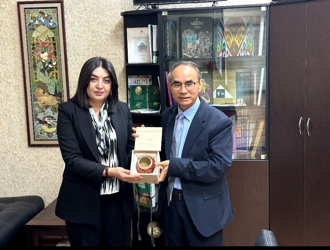 Kamoliddin Behzod nomidagi Sharq miniatyura san’ati muzeyiga Shanxay muzeyi vakillari tashrif buyurdi