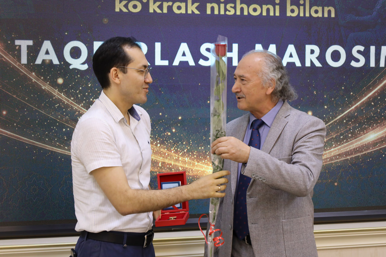 “O‘zbekiston Badiiy akademiyasi fidoyisi” ko‘krak nishoni topshirildi