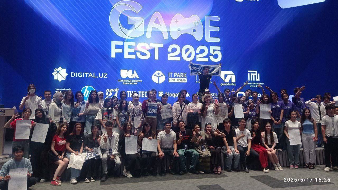 Respublika ixtisoslashtirilgan dizayn maktabi GameFest 2025 da muvaffaqiyatli ishtirok etdi.