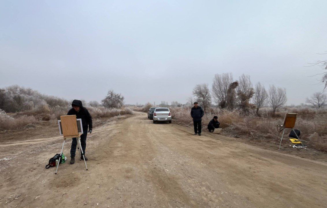 Qoraqalpog‘istonda  tabiat qo‘ynida plener tashkil etildi