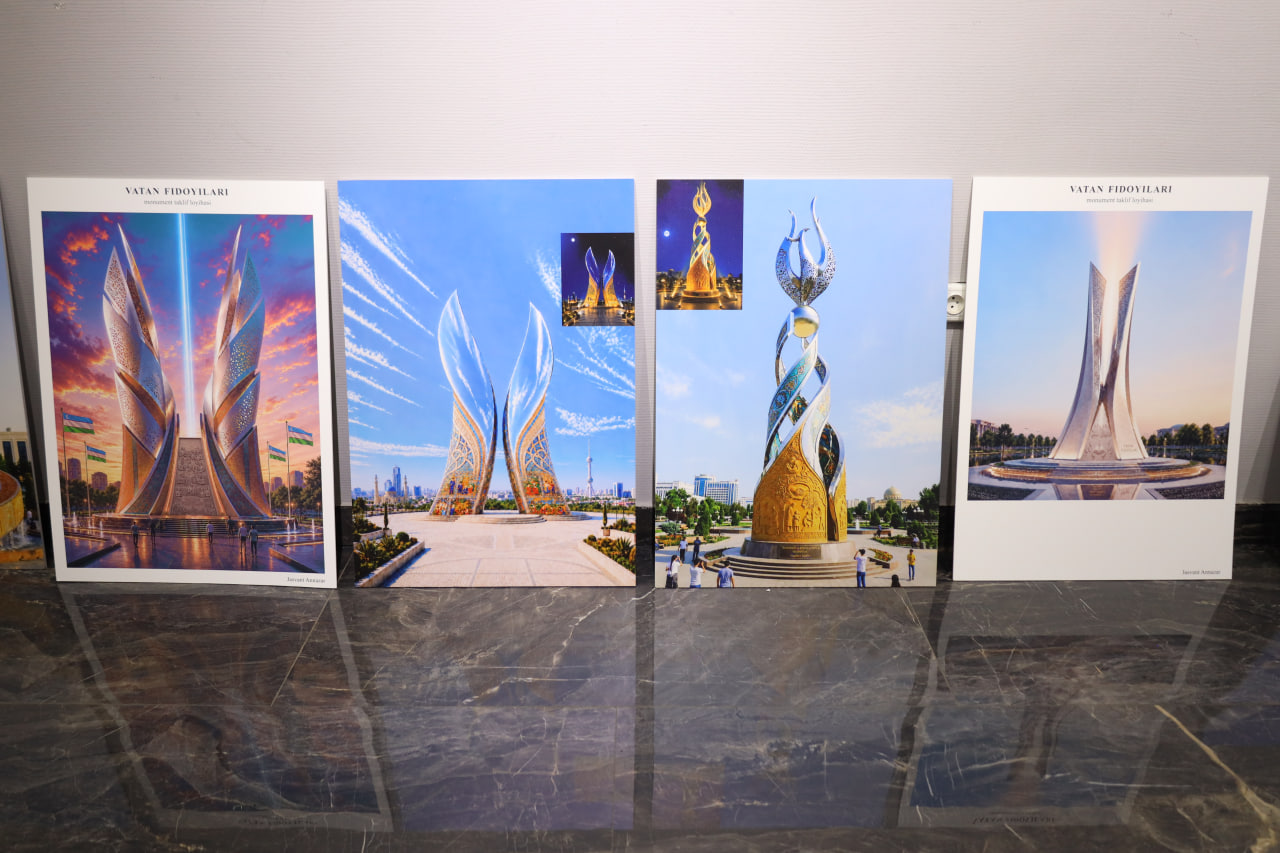 “Vatan fidoyilari” ramziy monumenti uchun eskiz loyihalari muhokama qilindi
