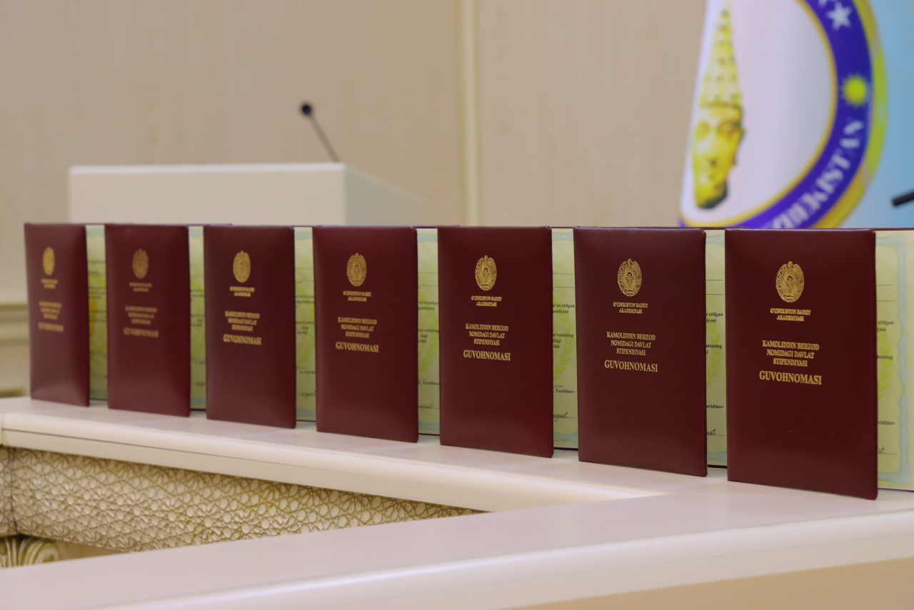 2026-YILGI KAMOLIDDIN BEHZOD NOMIDAGI DAVLAT STIPENDIYASI G‘OLIBLARI ANIQLANDI