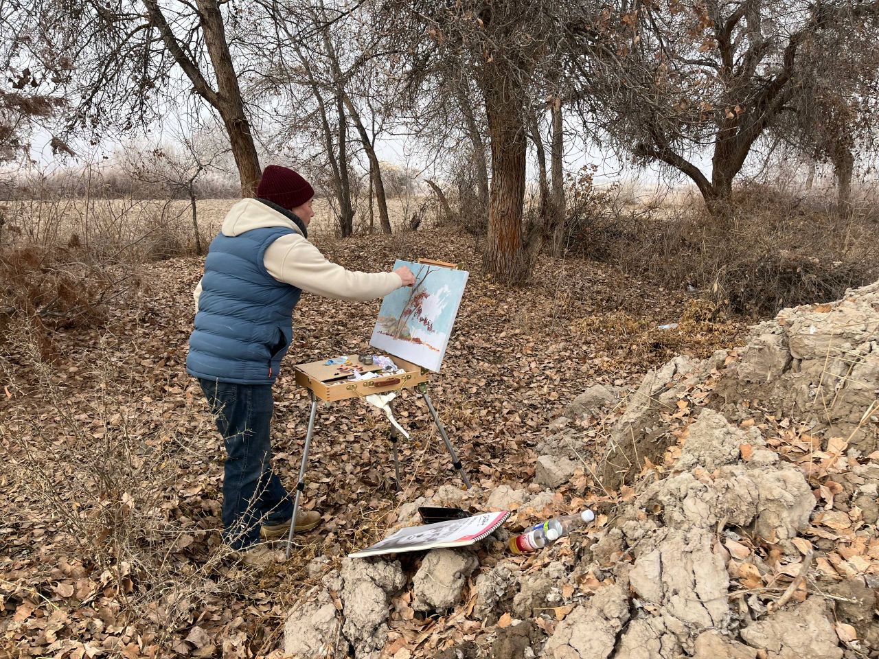 Qoraqalpog‘istonda  tabiat qo‘ynida plener tashkil etildi