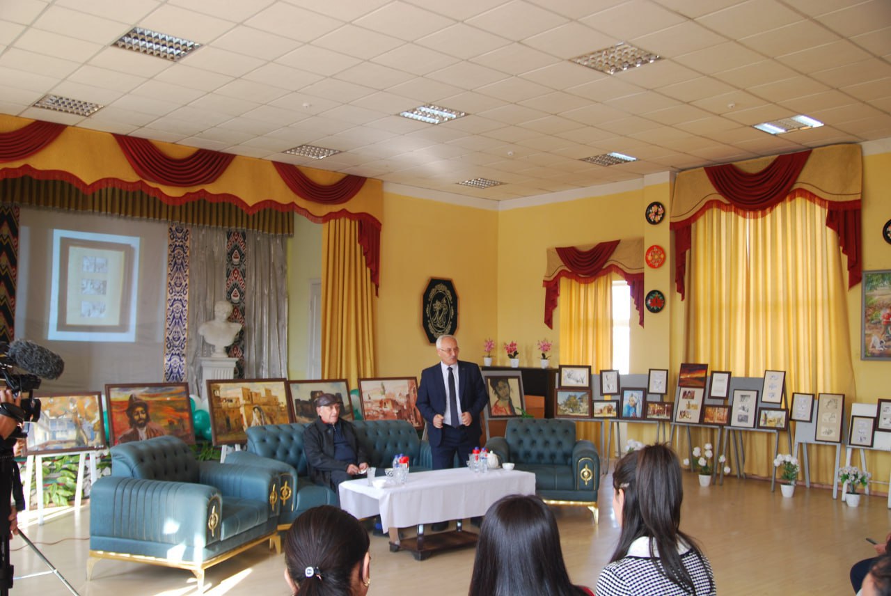 Baxtiyor Nazarovning "Kino olamidagi izlanishlar" mavzusida shaxsiy ko‘rgazmasi ochildi.