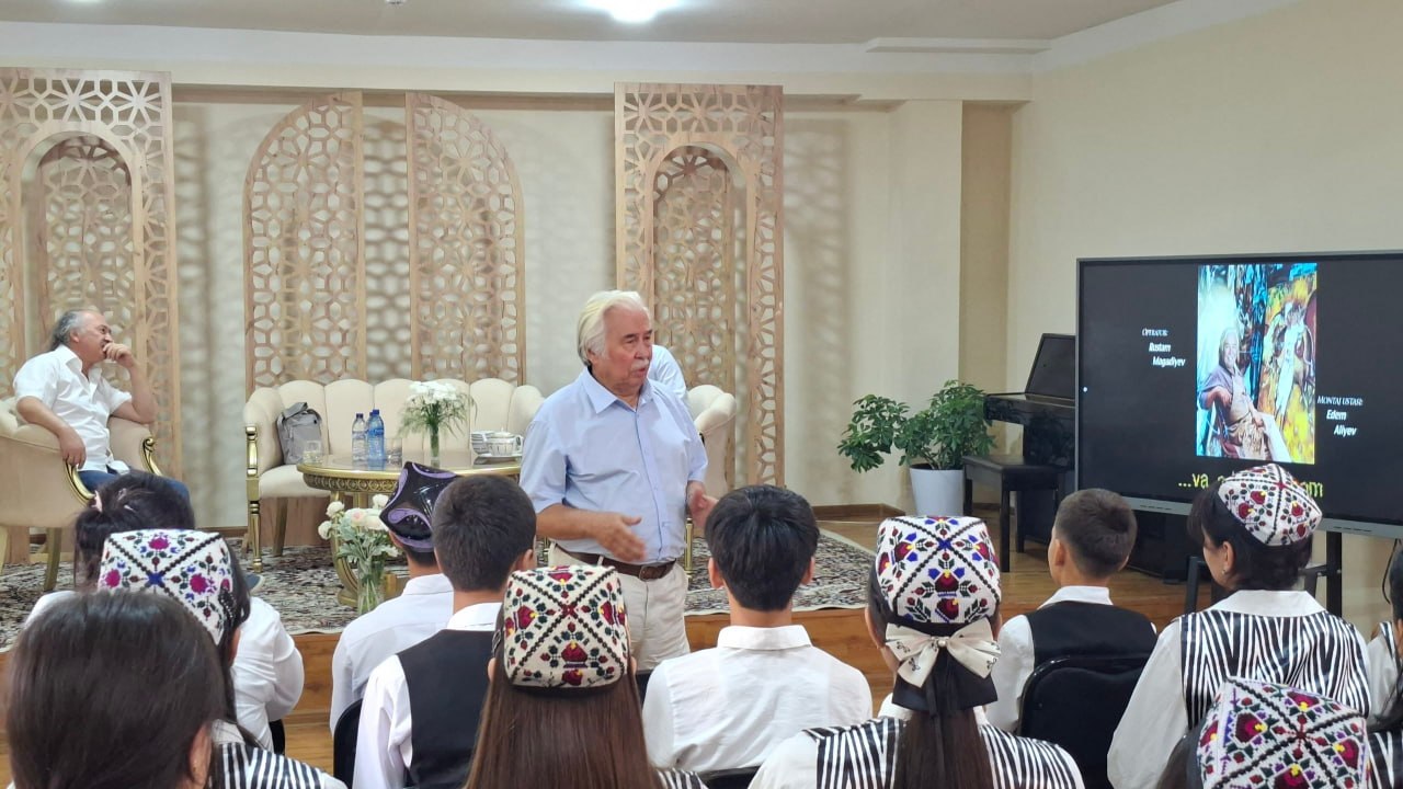 O‘zbekiston xalq rassomi, akademik bilan uchrashuv bo‘lib o‘tdi
