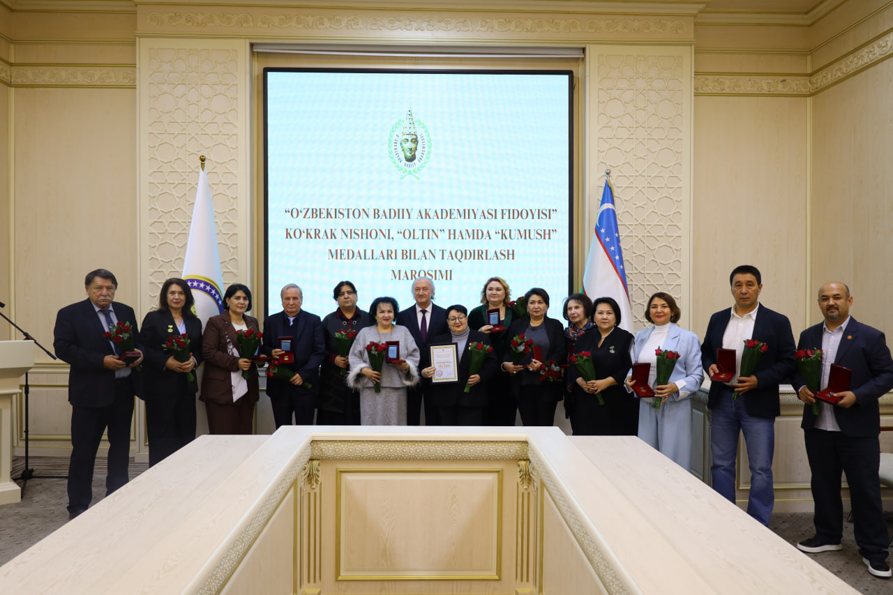 O‘zbekiston Badiiy akademiyasida mukofotlarni tantanali topshirish marosimi bo‘lib o‘tdi