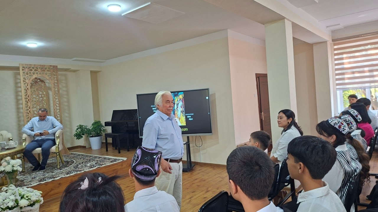 O‘zbekiston xalq rassomi, akademik bilan uchrashuv bo‘lib o‘tdi