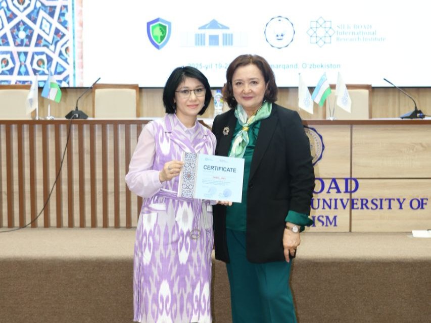 Xalqaro simpozium doirasida hamkorlik memorandumi imzolandi