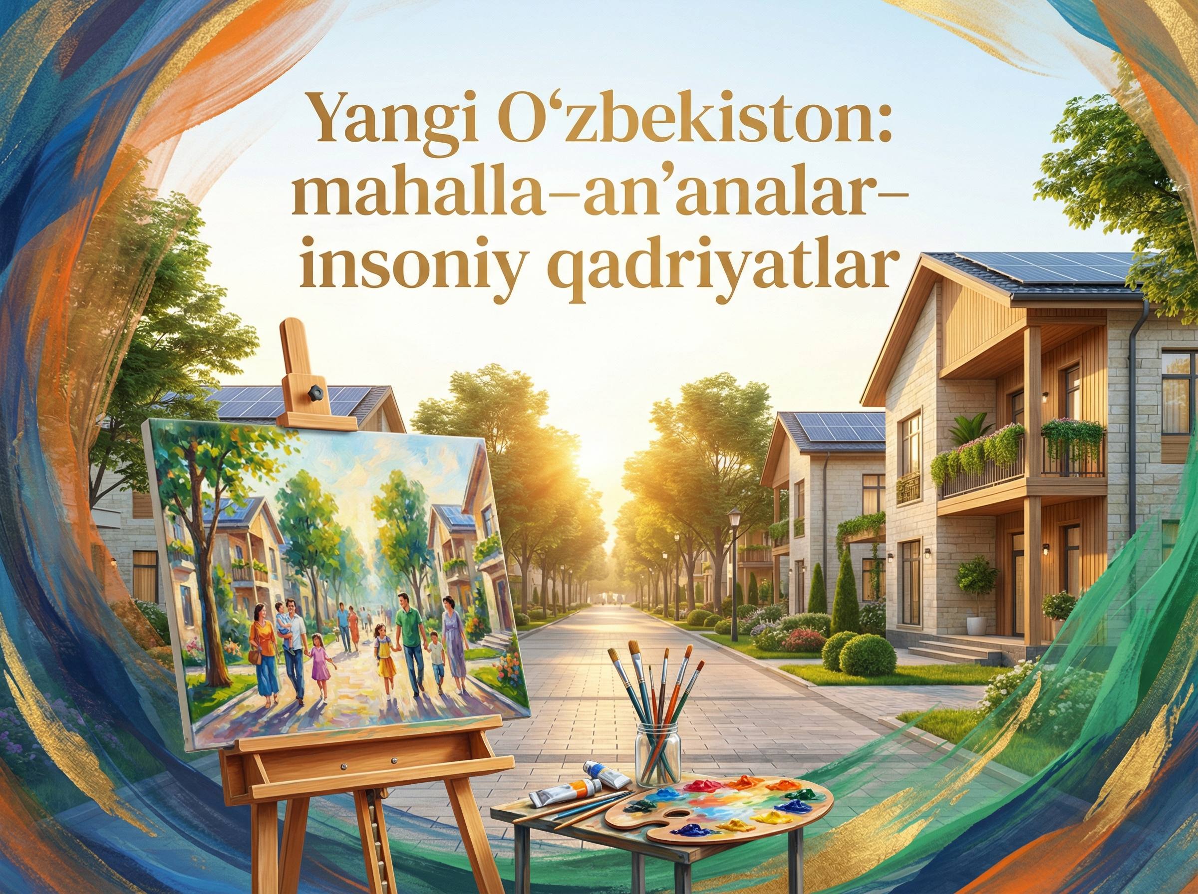 Mustaqilligimizning 35 yilligiga bag‘ishlangan “Yangi O‘zbekiston: mahalla–an’analar–insoniy qadriyatlar” respublika rangtasvir tanlovi e’lon qilinadi