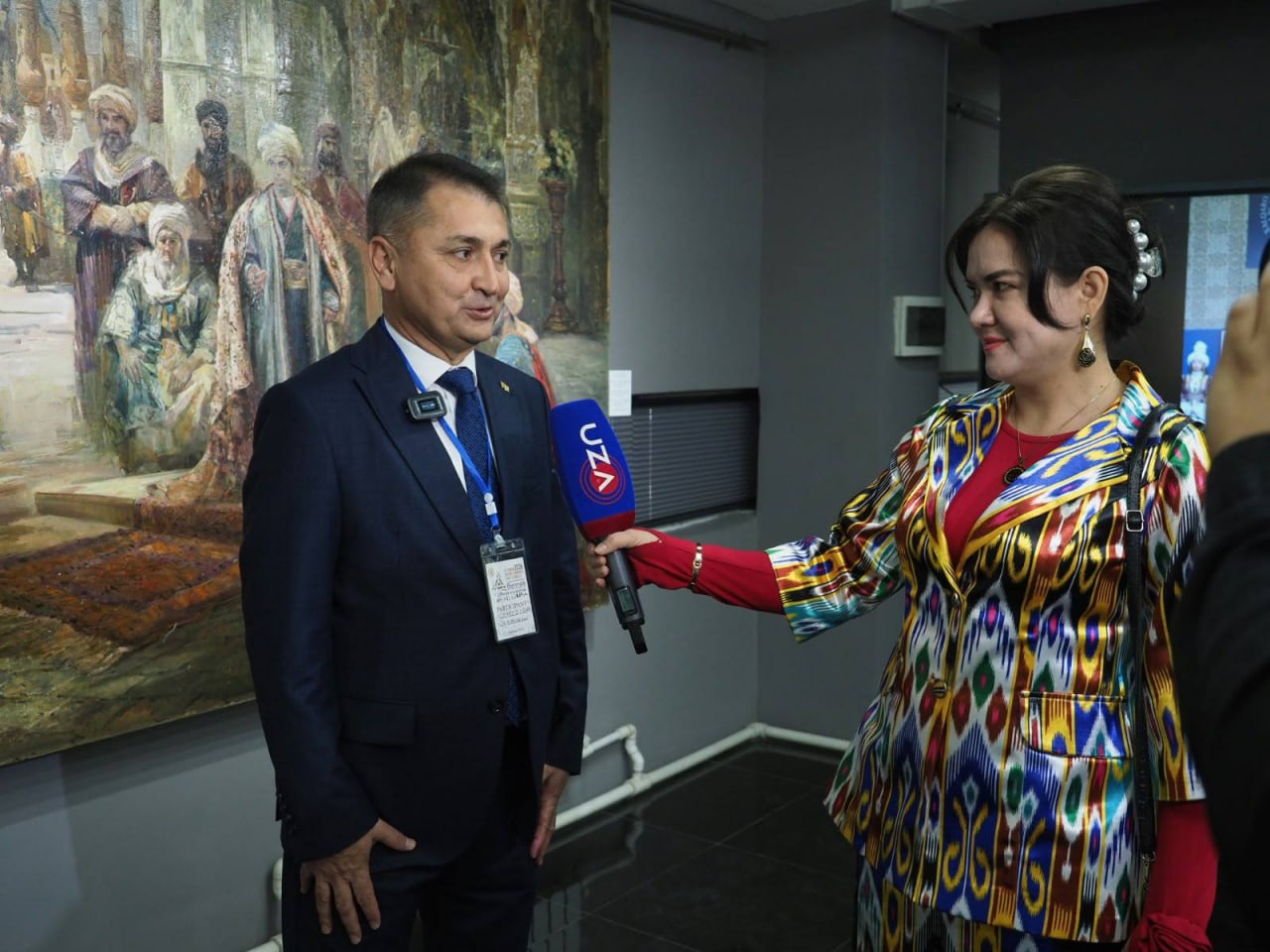Turkmaniston rassomlari asarlari XI Toshkent xalqaro zamonaviy san’at biennalesi doirasida namoyish etilmoqda