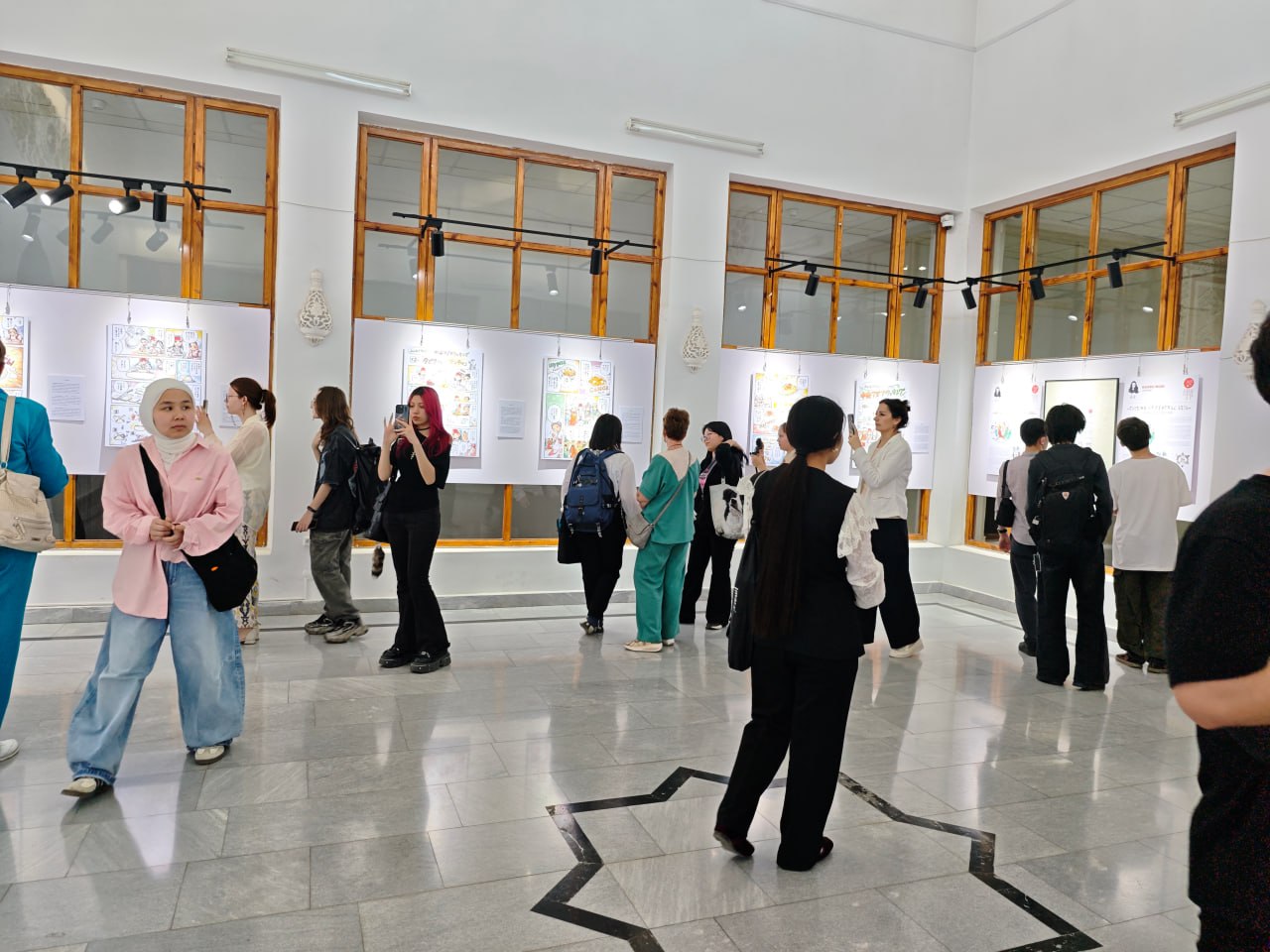 Xalqaro san'at festivali "Yapon bahori" "MARKAZIY OSIYO OSHXONASI" nomli Kaoru Morining manga korgazmasi