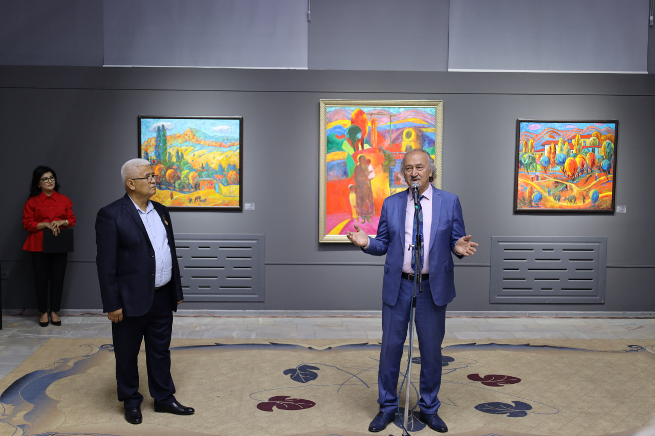 Alijon Raximovning “Yurt va hayot asarlarimda” shaxsiy ko‘rgazmasi ochildi