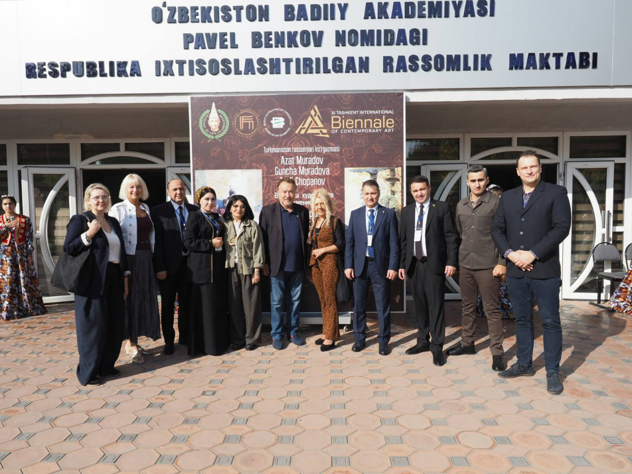 Turkmaniston rassomlari asarlari XI Toshkent xalqaro zamonaviy san’at biennalesi doirasida namoyish etilmoqda