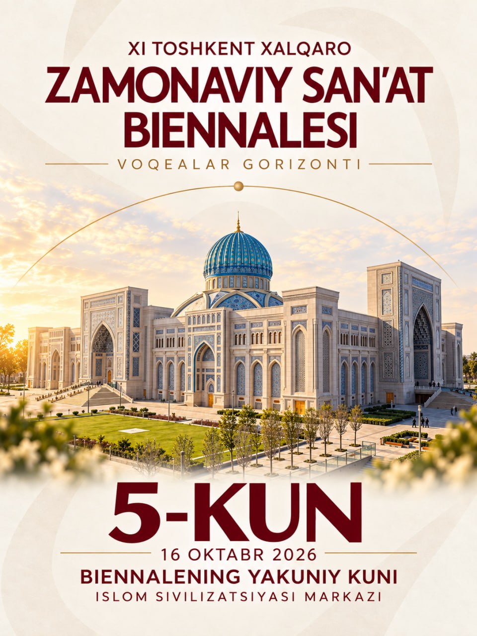 I TOSHKENT XALQARO ZAMONAVIY SAN’AT BIENNALESI — 5-KUN