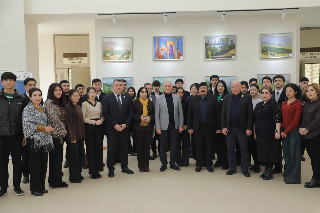 Akmal Nur bilan Toshkent davlat agrar universitetida ijodiy uchrashuv