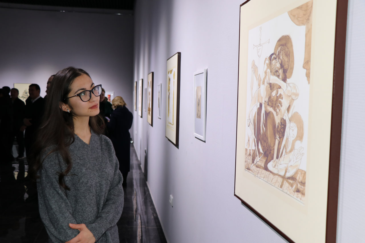 Viktor Apuxtinning “Haqiqiy grafika – o‘tmishdan kelajakka nazar” nomli muzey asarlari retrospektiv ko‘rgazmasi ochildi