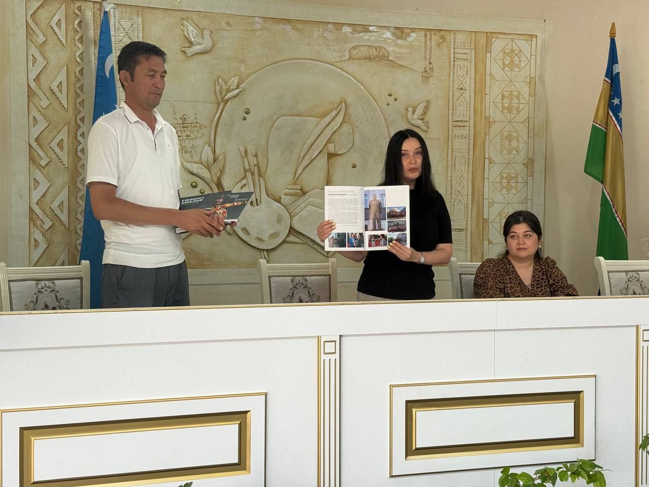 Qoraqalpog‘istonda "SAN'AT" jurnali ahririyati aʼzolari bilan uchrashuvi tashkil qilindi.
