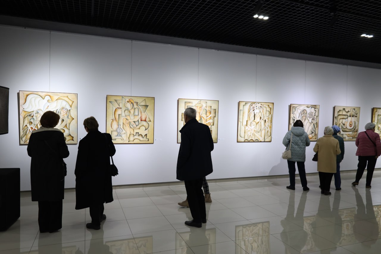 O`zbekiston Respublikasi Konstitutsiyasining 33 yilligiga bag`ishlangan Rassom Bahodir Zokirovning  shaxsiy ko'rgazmasi