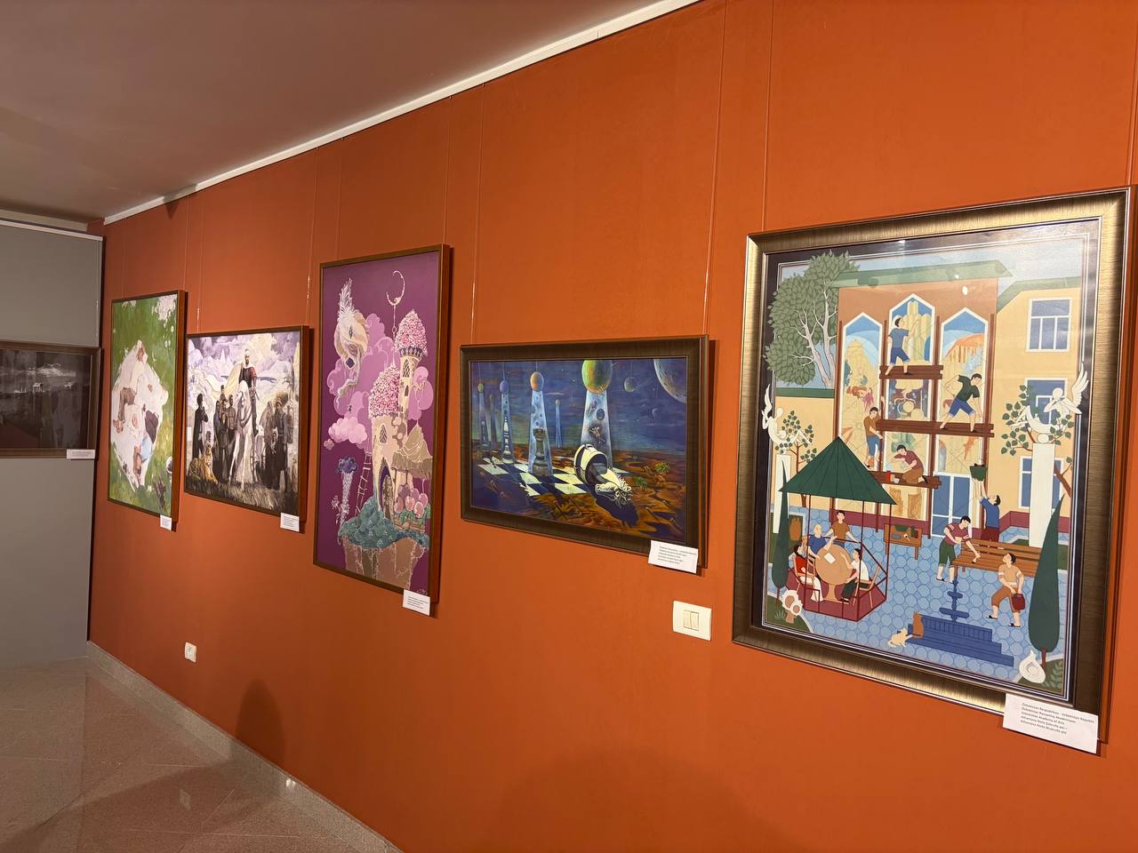 O‘zbekiston delegatsiyasining Ozarbayjondagi tashrifi doirasida talaba asarlari ko‘rgazmasi o‘tkazildi